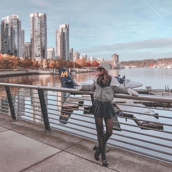 Sherpa Jacket Black/White - Picture 3 of 5